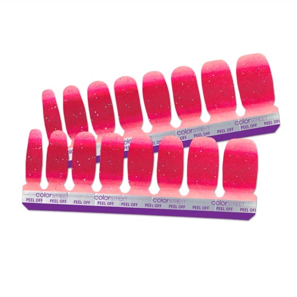 RETIRED Color Street Nail Strips Berry Bliss - Picture 4 of 7